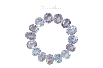 Grey Spinel 15.60 cts / 15 pcs