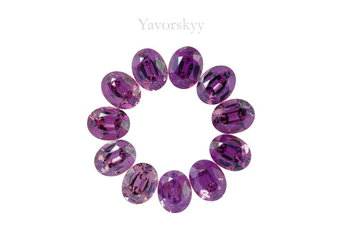 Rhodolite Garnet 17.74 cts / 11 pcs