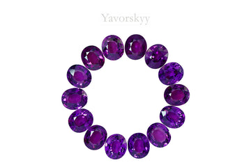 Umbalite Garnet 18.88 cts / 14 pcs