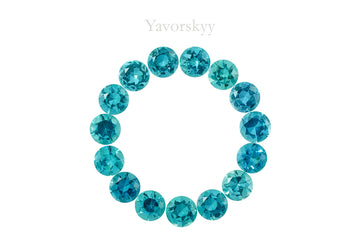 Indigo Tourmaline 2.25 cts / 15 pcs