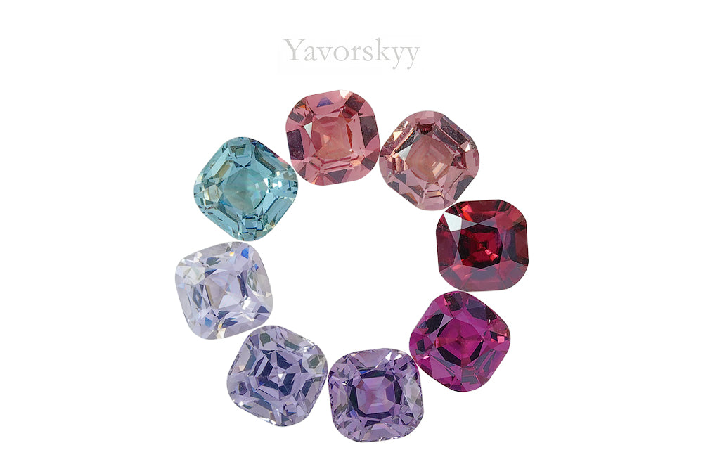 Spinel 21.18 cts / 8 pcs