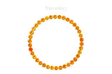 Mandarin Garnet 3.20 cts / 38 pcs