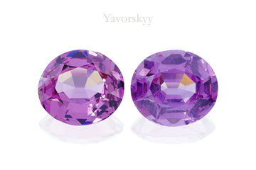 Rhodolite 3.24 cts / 2 pcs