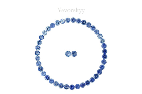 Iolite 3.29 ct / 41 pcs