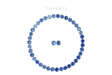 Iolite 3.29 ct / 41 pcs