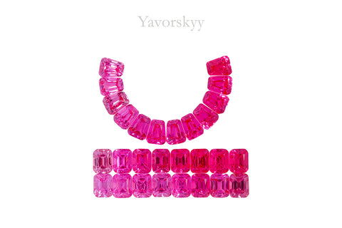 Red Spinel 3.32 cts / 28 pcs