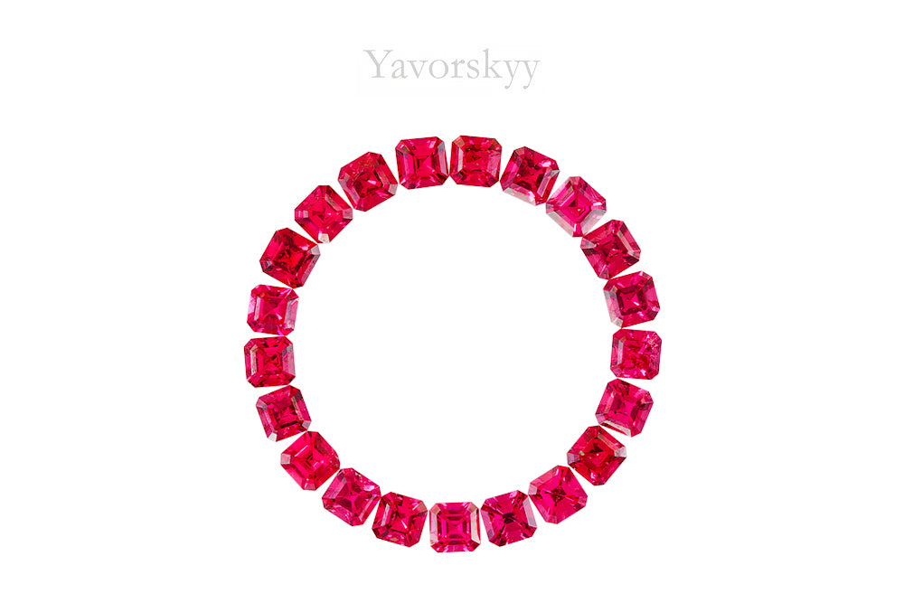 Red Spinel 3.37 cts / 21 pcs