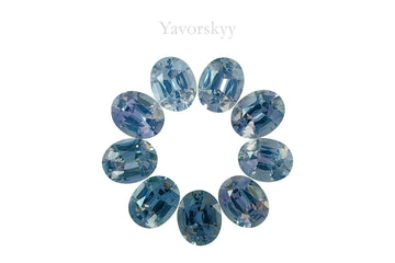 Grey Spinel 3.47 cts / 9 pcs