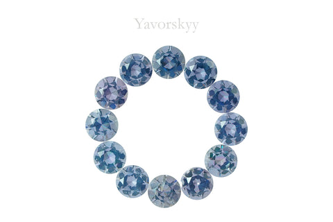Grey Spinel 3.62 cts / 12 pcs