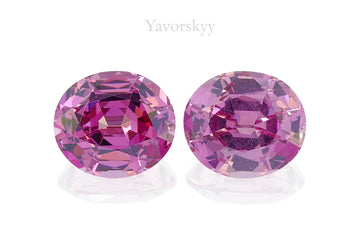 Rhodolite 3.93 cts / 2 pcs