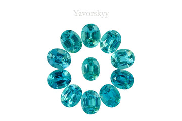 Indigo Tourmaline 3.95 cts / 11 pcs
