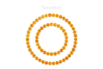 Mandarin Garnet 4.64 cts / 68 pcs