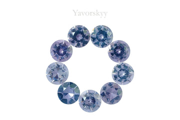 Grey Spinel 5.03 cts / 9 pcs