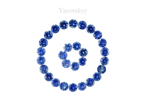 Iolite 5.52 ct / 29 pcs