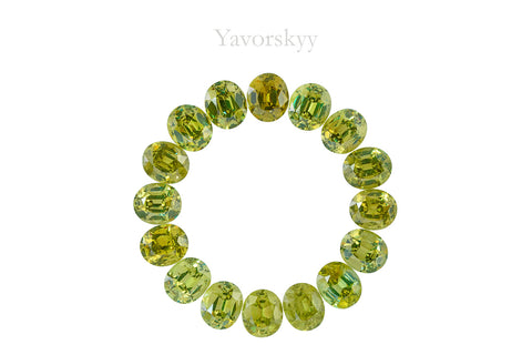 Demantoid 6.09 cts / 16 pcs
