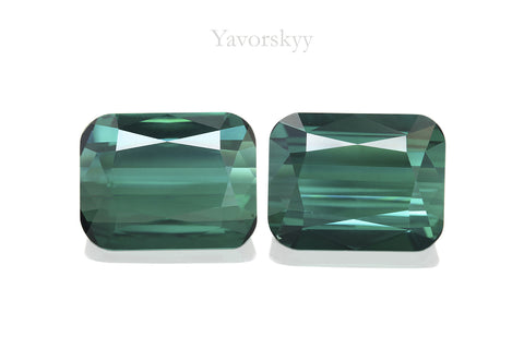 Green Tourmaline 6.68 cts / 2 pcs