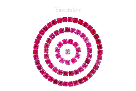 Red Spinel 7.51 cts / 75 pcs