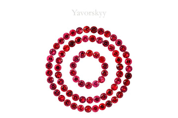 Red Spinel 8.44 cts / 76 pcs