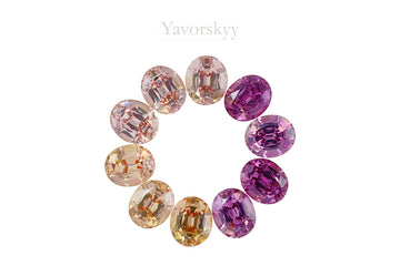 Malaia Garnet 9.14 cts / 10 pcs