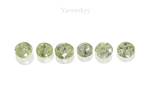 White color diamond beads shape 0.38 carat photo