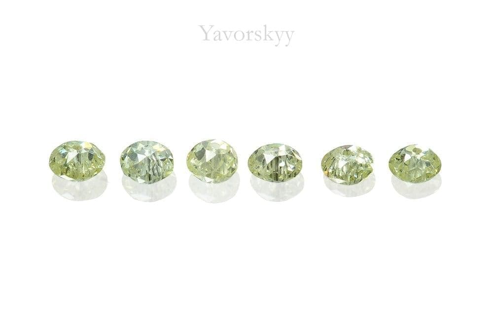 0.47 carat beads cut diamond front view picture