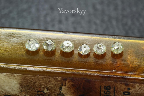 Antique Diamond Beads 0.52 ct / 6 pcs