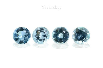 Aquamarine 0.34 ct / 4 pcs