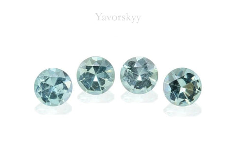 A photo of Blue Aquamarine 0.37 ct top view  