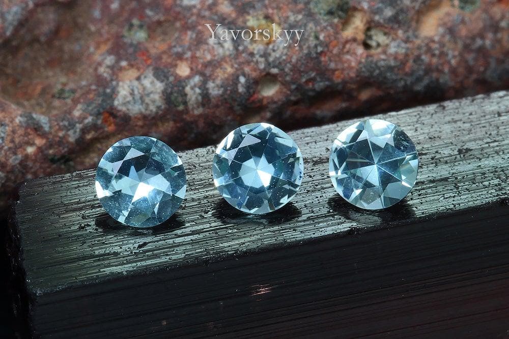 Loose aquamarine gemstones sku eb1526
