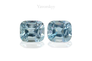 Aquamarine 0.68 ct / 2 pcs