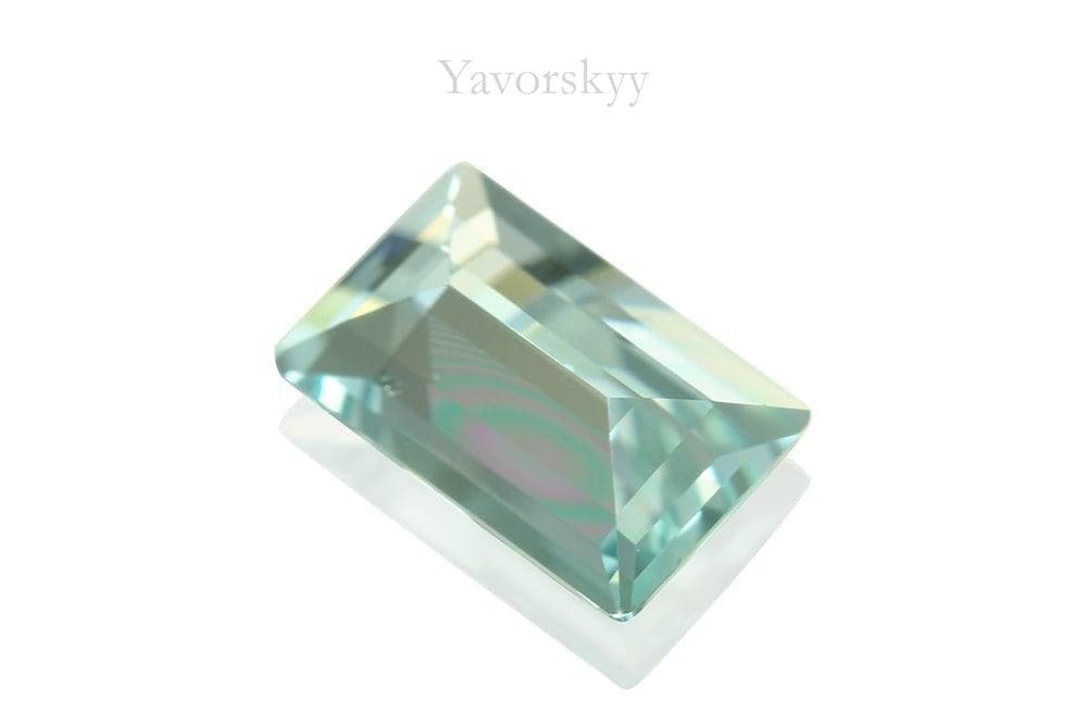 Photo of bottom view of aquamarine 0.79 carat 