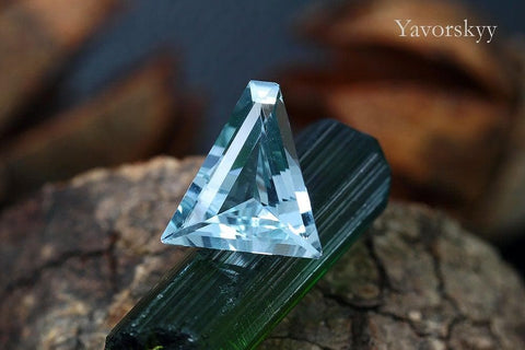 Top view photo of aquamarine 1.44 cts