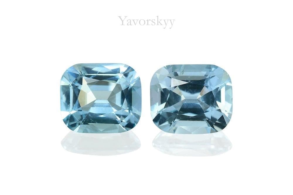 A Picture of aquamarine stone 1.50 carats pair