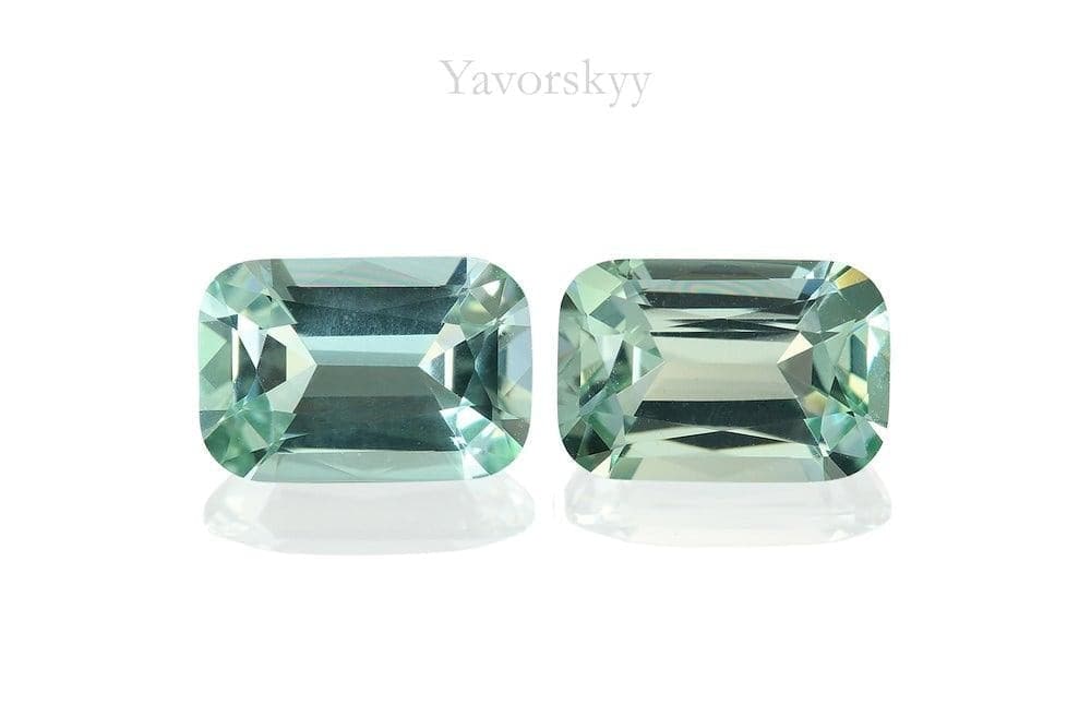 Photo of aquamarine stone 1.65 carats pair