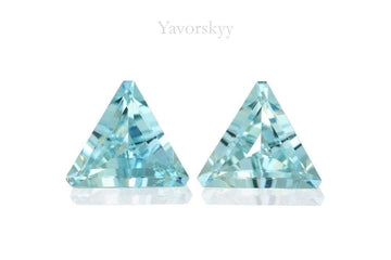 Aquamarine 2.21 cts  / 2 pcs