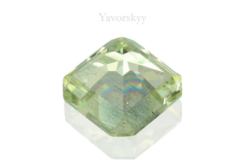 Cushion shape green aquamarine 2.23 cts bottom view image