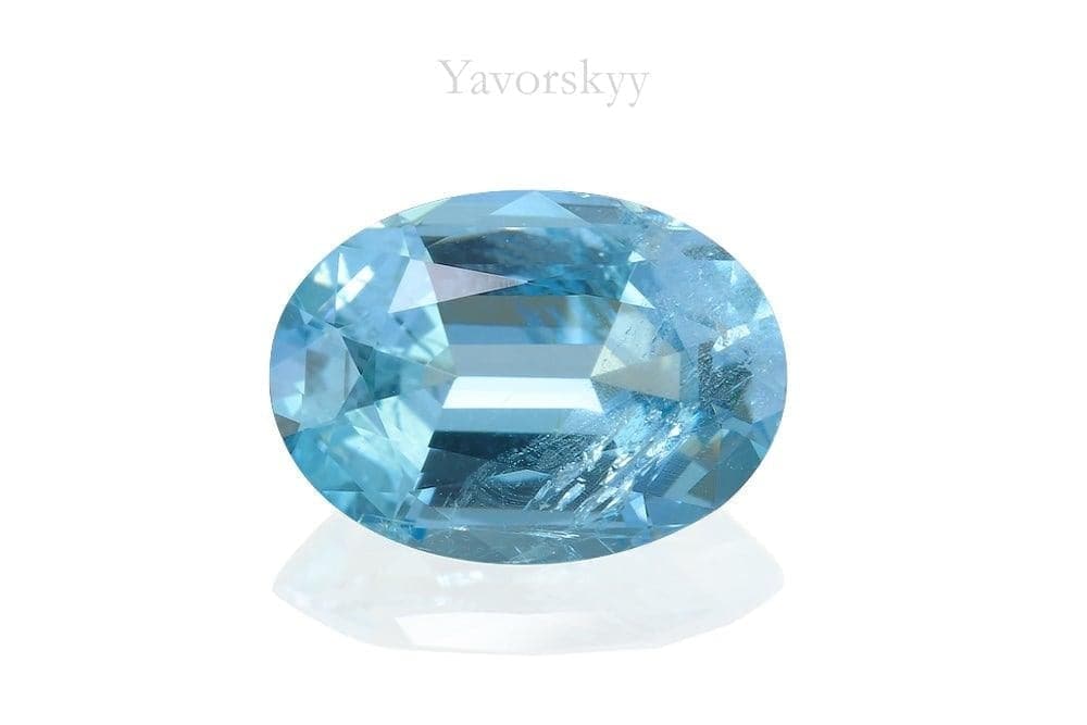 Top view picture of Aquamarine 2.41 carats