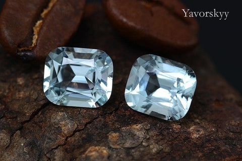 Aquamarine cut stone
