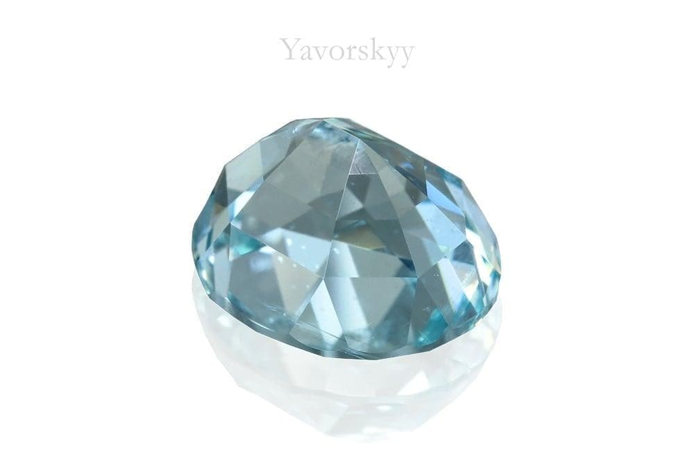 Back view image of aquamarine 3.12 carats 