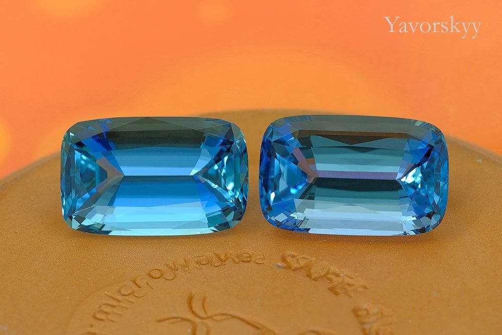 Aquamarine 31.25 cts / 2 pcs - Yavorskyy