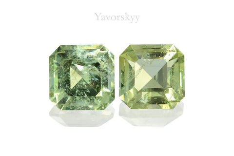 Pair of Aquamarine 4.48carats front view picture