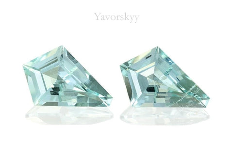Round cut aquamarine