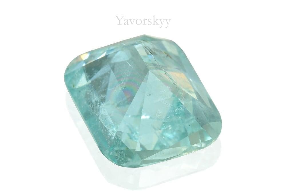 A bottom view image of aquamarine 8.65 carats