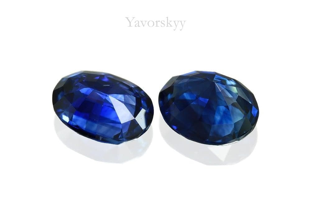 Blue Sapphire no heat 3.17 cts / 2 pcs - Yavorskyy