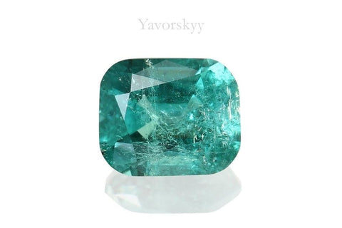 Front view image of indigo tourmaline 0.72 carat