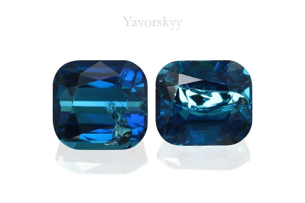 Blue Tourmaline 3.62 cts / 2 pcs - Yavorskyy