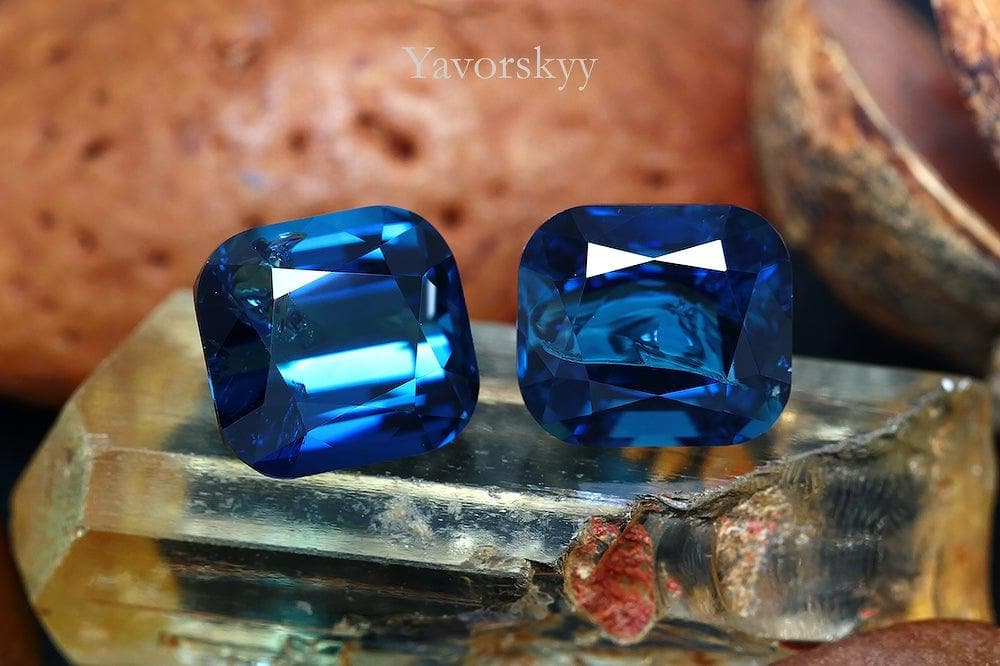 Blue Tourmaline 3.62 cts / 2 pcs - Yavorskyy