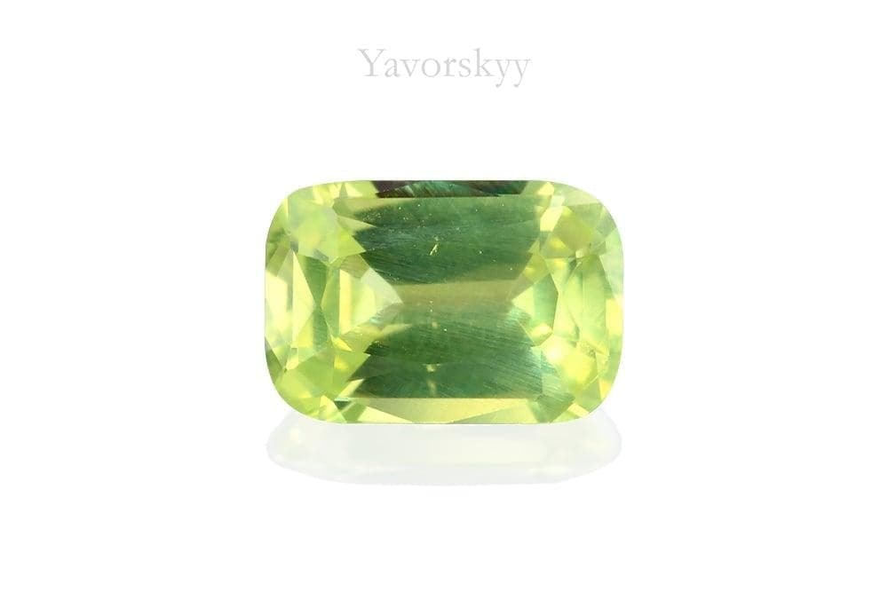 Top view photo of Yellow chrysoberyl 0.22  carat 