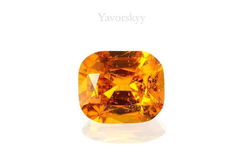 The picture of clinohumite 0.74 ct front view