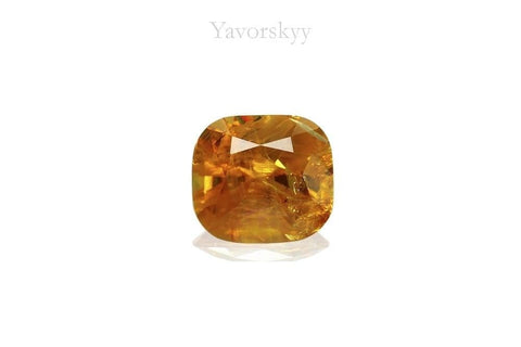 A front view picture of clinohumite 0.76 carat